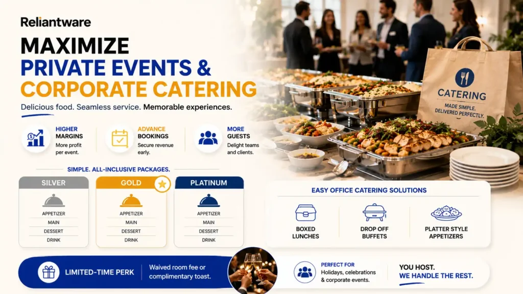 Maximize Private Events and Corporate Catering