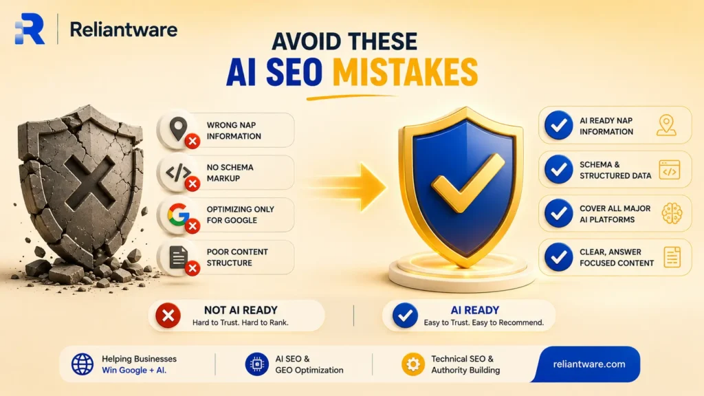 Common Mistakes Businesses Make With AI Search Optimization